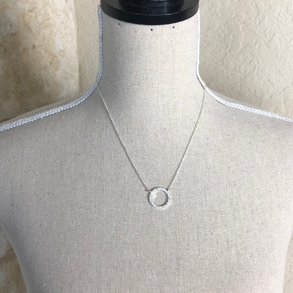 NEW Unity Circle Necklace with Swarovski Crystals - Picture 3 of 7